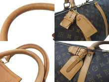 Load image into Gallery viewer, LOUIS VUITTON ルイヴィトン キーポル60 ボストンバッグ M41422 モノグラム ブラウン PVCコーティングキャンバス ヌメ革 美品 中古 4c072979