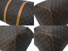 Load image into Gallery viewer, LOUIS VUITTON ルイヴィトン キーポル60 ボストンバッグ M41422 モノグラム ブラウン PVCコーティングキャンバス ヌメ革 美品 中古 4c072979