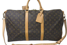 Load image into Gallery viewer, LOUIS VUITTON ルイヴィトン キーポルバンドリエール50 ボストンバッグ M41416 モノグラムキャンバス ブラウン 美品 中古 4c072980