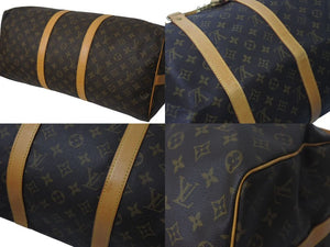 LOUIS VUITTON ルイヴィトン キーポルバンドリエール50 ボストンバッグ M41416 モノグラムキャンバス ブラウン 美品 中古 4c072980