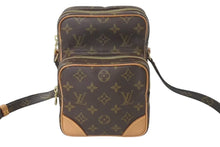 画像をギャラリービューアに読み込む, LOUIS VUITTON ルイヴィトン アマゾン ショルダーバッグ モノグラム M45236 ブラウン ゴールド金具 美品 中古 4c072983