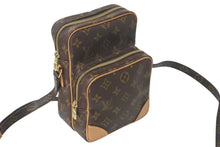 画像をギャラリービューアに読み込む, LOUIS VUITTON ルイヴィトン アマゾン ショルダーバッグ モノグラム M45236 ブラウン ゴールド金具 美品 中古 4c072983