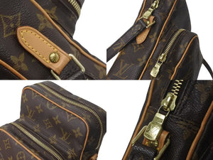LOUIS VUITTON ルイヴィトン アマゾン ショルダーバッグ モノグラム M45236 ブラウン ゴールド金具 美品 中古 4c072983