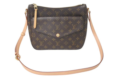 極美品 LOUIS VUITTON ルイヴィトン マビヨン モノグラム ショルダーバッグ モノグラムキャンバス M41679 ブラウン 中古 4c072985