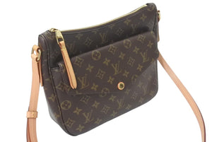 極美品 LOUIS VUITTON ルイヴィトン マビヨン モノグラム ショルダーバッグ モノグラムキャンバス M41679 ブラウン 中古 4c072985