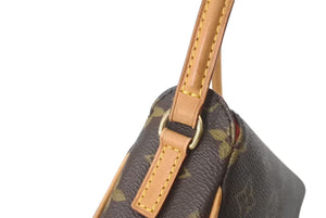 LOUIS VUITTON ルイヴィトン ハンドバッグ レシタル モノグラムキャンバス M51900 ゴールド金具 ブラウン 美品 中古 4c072987