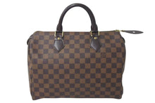 Load image into Gallery viewer, 極美品 LOUIS VUITTON ルイヴィトン スピーディ30 ハンドバッグ ダミエ N41531 ゴールド金具 ブラウン 中古 4c072991