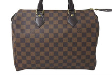 Load image into Gallery viewer, 極美品 LOUIS VUITTON ルイヴィトン スピーディ30 ハンドバッグ ダミエ N41531 ゴールド金具 ブラウン 中古 4c072991