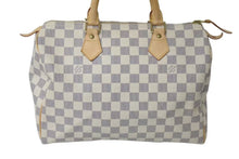 画像をギャラリービューアに読み込む, LOUIS VUITTON ルイヴィトン ダミエ アズール スピーディ 30 ハンドバッグ N41374 美品 中古 4c072992
