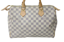 画像をギャラリービューアに読み込む, LOUIS VUITTON ルイヴィトン ダミエ アズール スピーディ 30 ハンドバッグ N41374 美品 中古 4c072992