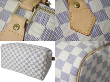 画像をギャラリービューアに読み込む, LOUIS VUITTON ルイヴィトン ダミエ アズール スピーディ 30 ハンドバッグ N41374 美品 中古 4c072992