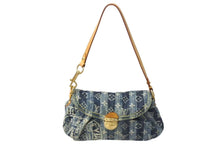 Load image into Gallery viewer, LOUIS VUITTON ルイ ヴィトン ミニプリーティ レイエ ショルダーバッグ M95333 モノグラムデニム ブルー 美品 中古 4c072995