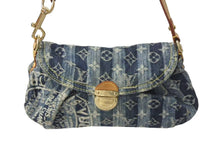 Load image into Gallery viewer, LOUIS VUITTON ルイ ヴィトン ミニプリーティ レイエ ショルダーバッグ M95333 モノグラムデニム ブルー 美品 中古 4c072995