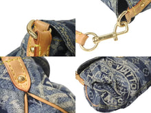 Load image into Gallery viewer, LOUIS VUITTON ルイ ヴィトン ミニプリーティ レイエ ショルダーバッグ M95333 モノグラムデニム ブルー 美品 中古 4c072995