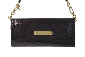 LOUIS VUITTON ルイヴィトン ヴェルニ サンセット ブルーバード ハンドバッグ M93542 アマラント エナメル 良品 中古 4c073001