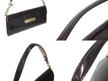 画像をギャラリービューアに読み込む, LOUIS VUITTON ルイヴィトン ヴェルニ サンセット ブルーバード ハンドバッグ M93542 アマラント エナメル 良品 中古 4c073001