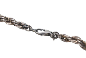 TIFFANY&Co. ティファニー スクリュー ツイスト チェーン ネックレス コンビ シルバー925 イエローゴールド K18YG SV925 45.6g ジュエリー 美品 中古 4c073002 正規品