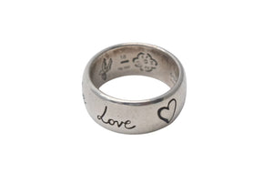 GUCCI グッチ リング BLIND FOR LOVE RING 指輪 10g 16.5号 シルバー925 スターリング 中古 4c073003 