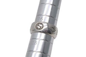 GUCCI グッチ リング BLIND FOR LOVE RING 指輪 10g 16.5号 シルバー925 スターリング 中古 4c073003 