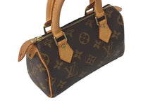 Load image into Gallery viewer, 極美品 LOUIS VUITTON ルイヴィトン ミニスピーディ ハンドバッグ モノグラム M41534 PVC ブラウン ゴールド金具 中古 4c073005