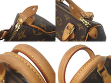 Load image into Gallery viewer, 極美品 LOUIS VUITTON ルイヴィトン ミニスピーディ ハンドバッグ モノグラム M41534 PVC ブラウン ゴールド金具 中古 4c073005