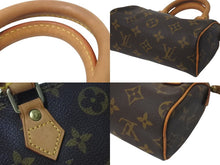 Load image into Gallery viewer, 極美品 LOUIS VUITTON ルイヴィトン ミニスピーディ ハンドバッグ モノグラム M41534 PVC ブラウン ゴールド金具 中古 4c073005