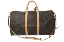 Load image into Gallery viewer, 極美品 LOUIS VUITTON ルイヴィトン キーポル バンドリエール 50 ボストンバッグ M41416 モノグラム ブラウン 中古 4c073010