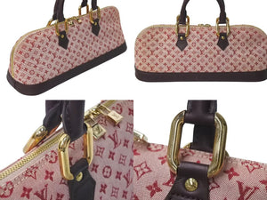 LOUIS VUITTON ルイヴィトン アルマ ロン チェリー ハンドバッグ モノグラムミニ M92207 チェリー ゴールド金具 美品 中古 4c073011