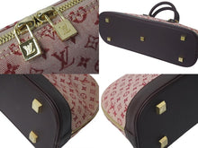 画像をギャラリービューアに読み込む, LOUIS VUITTON ルイヴィトン アルマ ロン チェリー ハンドバッグ モノグラムミニ M92207 チェリー ゴールド金具 美品 中古 4c073011