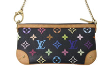 Load image into Gallery viewer, 極美品 LOUIS VUITTON ルイヴィトン ポーチ M60097 ポシェット ミラMM モノグラムマルチカラー ブラック 中古 4c073013