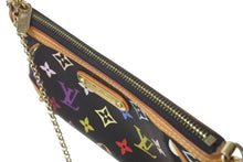 Load image into Gallery viewer, 極美品 LOUIS VUITTON ルイヴィトン ポーチ M60097 ポシェット ミラMM モノグラムマルチカラー ブラック 中古 4c073013