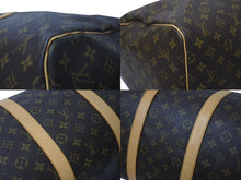 Load image into Gallery viewer, LOUIS VUITTON ルイヴィトン キーポル55 ボストンバッグ M41424 モノグラム PVCコーティングキャンバス ヌメ革 ブラウン 美品 中古 4c073017