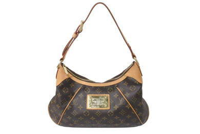 LOUIS VUITTON ルイ ヴィトン テムズGM ワンショルダーバッグ M56383 ブラウン モノグラムキャンバス 美品 中古 4c073018