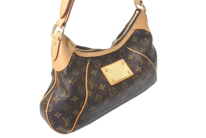 LOUIS VUITTON ルイ ヴィトン テムズGM ワンショルダーバッグ M56383 ブラウン モノグラムキャンバス 美品 中古 4c073018