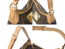 Load image into Gallery viewer, LOUIS VUITTON ルイ ヴィトン テムズGM ワンショルダーバッグ M56383 ブラウン モノグラムキャンバス 美品 中古 4c073018