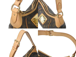 LOUIS VUITTON ルイ ヴィトン テムズGM ワンショルダーバッグ M56383 ブラウン モノグラムキャンバス 美品 中古 4c073018