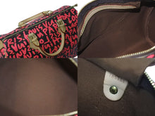 Load image into Gallery viewer, 極美品 LOUIS VUITTON ルイヴィトン モノグラム グラフィティ スピーディ30 ハンドバッグ M93704 ピンク PVC ヌメ革 中古 4c073019