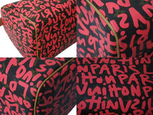 Load image into Gallery viewer, 極美品 LOUIS VUITTON ルイヴィトン モノグラム グラフィティ スピーディ30 ハンドバッグ M93704 ピンク PVC ヌメ革 中古 4c073019