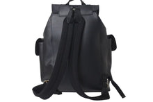 Load image into Gallery viewer, 極美品 LOUISVUITTON ルイヴィトン クリストファーMM リュック バックパック M50159 エピレザー ノワール シルバー 中古 4c073022