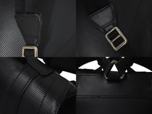 Load image into Gallery viewer, 極美品 LOUISVUITTON ルイヴィトン クリストファーMM リュック バックパック M50159 エピレザー ノワール シルバー 中古 4c073022