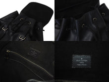 Load image into Gallery viewer, 極美品 LOUISVUITTON ルイヴィトン クリストファーMM リュック バックパック M50159 エピレザー ノワール シルバー 中古 4c073022
