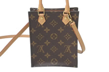 Load image into Gallery viewer, 新品同様品 LOUIS VUITTON ルイヴィトン プティットサックプラ ハンドバッグ M69442 2WAY モノグラム ブラウン ゴールド金具 中古 4c073023