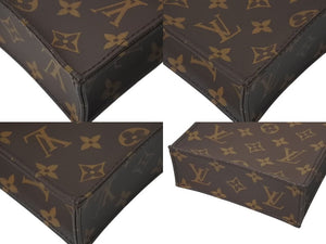 新品同様品 LOUIS VUITTON ルイヴィトン プティットサックプラ ハンドバッグ M69442 2WAY モノグラム ブラウン ゴールド金具 中古 4c073023