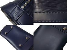 Load image into Gallery viewer, 極美品 LOUIS VUITTON ルイヴィトン アルマBB 2WAYバッグ ハンドバッグ ショルダーバッグ M40862 IC エピレザー ネイビー 中古 4c073025