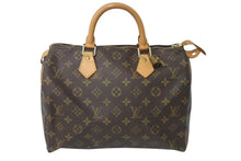 Load image into Gallery viewer, LOUIS VUITTON ルイヴィトン スピーディ30 ハンドバッグ M41526 モノグラムキャンバス ブラウン 美品 中古 4c073028