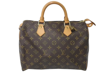 LOUIS VUITTON ルイヴィトン スピーディ30 ハンドバッグ M41526 モノグラムキャンバス ブラウン 美品 中古 4c073028