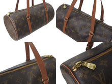 Load image into Gallery viewer, LOUIS VUITTON ルイヴィトン ハンドバック パピヨン30 GM 筒型 モノグラム M51365 ゴールド金具 ブラウン 美品 中古 4c073032