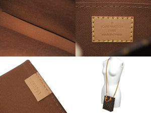 極美品 LOUIS VUITTON ルイヴィトン プティットサックプラ 2WAY ハンドバッグ M69442 モノグラム ブラウン 中古 4c073033