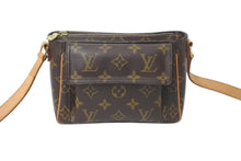 Load image into Gallery viewer, LOUIS VUITTON ルイヴィトン ショルダーバッグ M51165 ヴィバシテPM ブラウン モノグラム ゴールド金具 美品 中古 4c073034