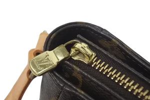 LOUIS VUITTON ルイヴィトン ショルダーバッグ M51165 ヴィバシテPM ブラウン モノグラム ゴールド金具 美品 中古 4c073034